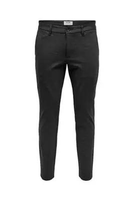 slim fit chino ONSMARK antraciet bij Wehkamp