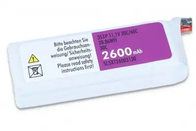 SLS LIPO ACCU 11.1V 2600MAH 30/60C bij Wouters Modelbouw