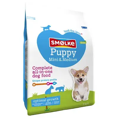 Smølke Puppy Mini/Medium Hondenvoer 3 kg bij Zooplus