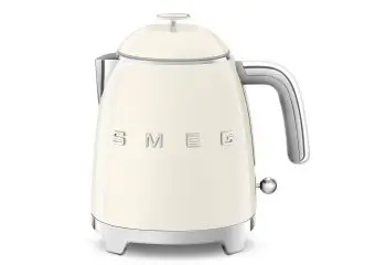 SMEG Waterkoker Mini Creme 0,8ltr bij Kookshop de Pepermolen