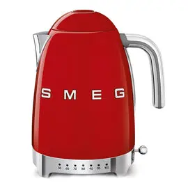 Smeg - Waterkoker | Rood | Jaren 50 | Variabele waterkokers bij Kookgigant