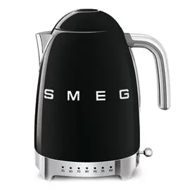 Smeg - Waterkoker | Zwart | Jaren 50 | Variabele waterkokers bij Kookgigant