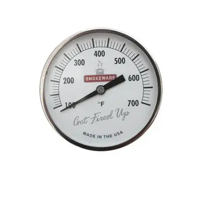 Smokeware RVS Thermometer Wit °F 82mm bij Vuur & Rook