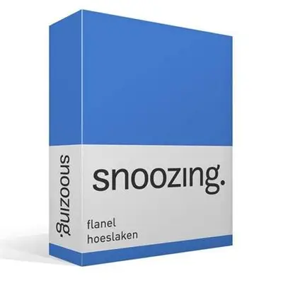 Snoozing flanel hoeslaken bij Smulders Textiel