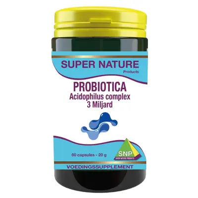 SNP Probiotica acidophilus complex 3 miljard 60 capsules bij Superfoodstore