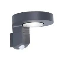 Solar buiten wandlamp zwart + bewegingssensor bij Lampidee