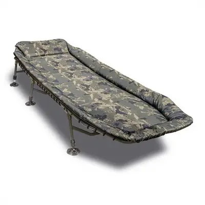 Solar Undercover Camouflage Bedchair | Stretcher bij Raven Hengelsport