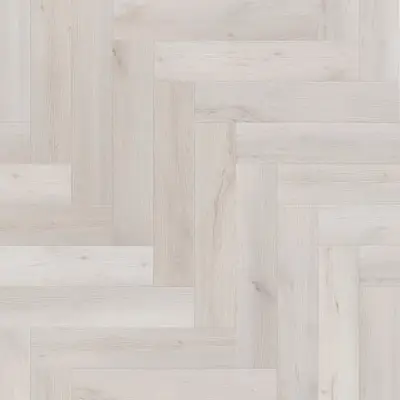 Solid floor,Mansion visgraat PVC dryback white oak bij De Vloerenzaak