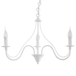 Sollux Kroonluchter MINERWA 3 Wit 3x40W/E14 bij Breman Verlichting