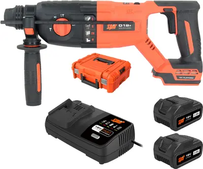 Spit 695974 D18+ Accu Combihamer SDS-Plus 18 Volt 5.0Ah Li-Ion in koffer bij Toolnation
