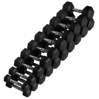 Sportbay® Hexa Dumbbellset (1 -10 kg) - 110 kg bij Sportbay