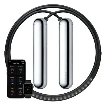 Springtouw - SmartRope LED - Chrome / S bij Betersport
