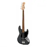 Squier Affinity Series Jazz Bass, Laurel Fingerboard, Black Pickguard, Charcoal Frost Metallic Elektrische Bas Gitaar bij Meibergen (Almelo)