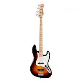 Squier Affinity Series Jazz Bass, Maple Fingerboard, White Pickguard, 3-Color Sunburst Model 0378602500 Elektrische Bas Gitaar bij Meibergen (Almelo)