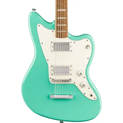 Squier Paranormal Baritone Jazzmaster HH Sea Foam Green bij DijkmanMuziek