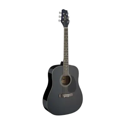 Stagg SA20D akoestische gitaar Zwart bij Music All In