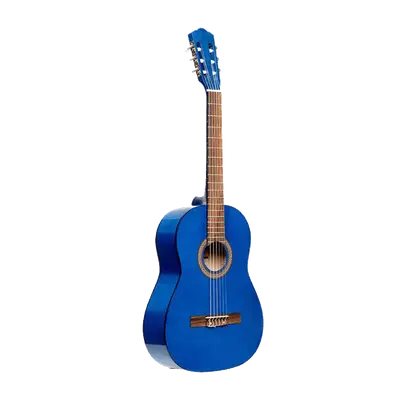 Stagg SCL50 3/4-BLUE Blauwe klassieke gitaar bij Music All In