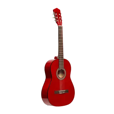 Stagg SCL50 3/4-RED Rode klassieke gitaar bij Music All In