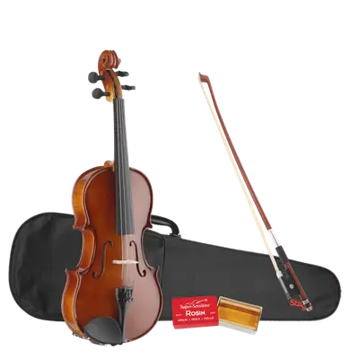 Stagg VN-3/4 Viool 3/4 model Massief Esdoorn bij Music All In