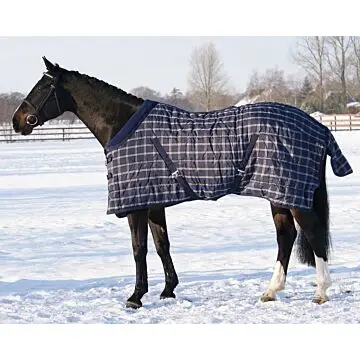 Staldeken QHP 300 gram blauw bij Equidrome