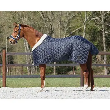 Staldeken QHP Classy Navy 155/205 cm bij Equidrome