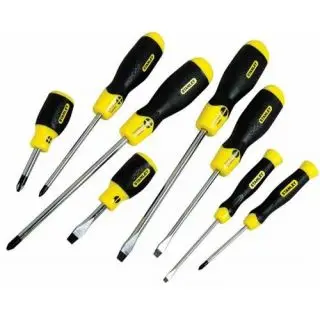 Stanley - 8-Delige Cushiongrip Schroevendraaierset bij Toolspot