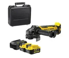 Stanley FatMax Accu Haakse Slijper V20 SFMCG700M2K - Brushless 125mm bij HoukemaTools