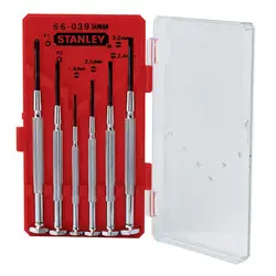 Stanley precisie schroevendraaierset 6-delig bij Toolstation Nederland