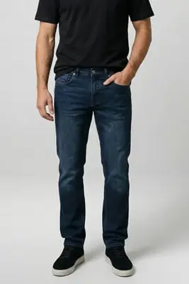 STAPLER regular fit jeans - blauwzwart bij Wehkamp