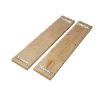 Steigerhout vuren 32 x 200 mm 500cm (voorzien van scaf platen) bij BouwOnline.com