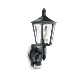 Steinel Wandlamp Buitenverlichting L 15 S Zwart | E27 Max 60W - Bewegings- en lichtsensor bij Lampdirect