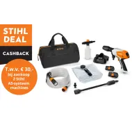 Stihl accuhogedrukreiniger RCA 20, set bij Bosgra