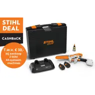 Stihl mini accukettingzaag GTA 30, set bij Bosgra