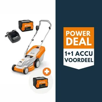STIHL RMA 235 accu grasmaaier actieset met 2x AK 20 accu en 1x AL 101 lader bij Detuinmachineshop