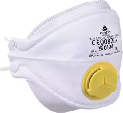 Stofmasker FFP2 met ventiel - M1205V DeltaPLus - 10 stuks bij Twepa