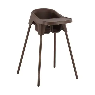 Stoohl Kinderstoel incl. Eetblad - Chocolate bij Baby-Dump