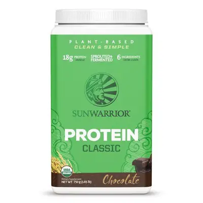 Sunwarrior Biologische Classic Proteine Chocola 750 Gram bij Supplementenspecialist