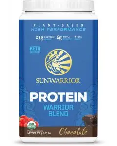 Sunwarrior - Warrior Blend Proteine - Chocolade - 750 g - Biologisch bij Plent