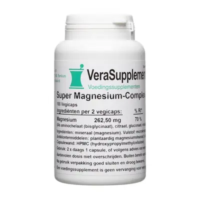 Super Magnesium-Complex (100 capsules) bij Vitaminadviceshop