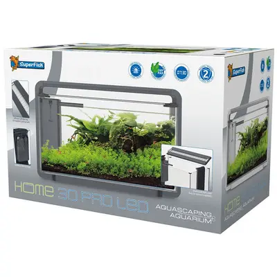 SuperFish home Proled 30 Aquarium Zwart bij Aquariumplantenshop