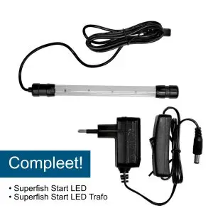 Superfish Start LED Verlichting Incl. Voeding - Aquarium LED verlichting compleet bij Fritskuiper