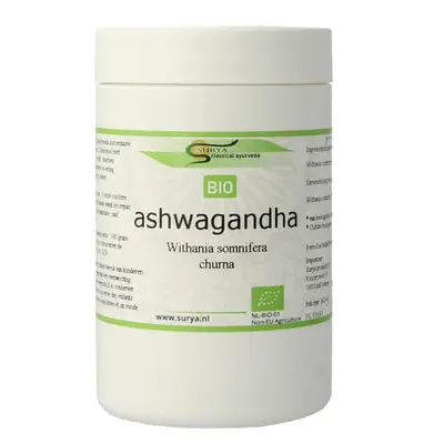 Surya Ashwagandha Churna Bio bij Vitatheek