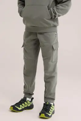 sweat cargobroek - kaki bij Wehkamp