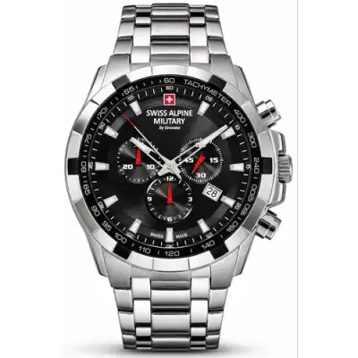 Swiss Alpine Military 7043.9137 heren horloge 46 mm bij WatchXL