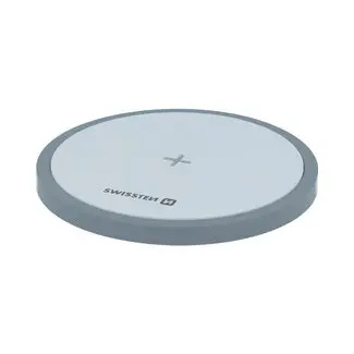 Swissten Draadloze oplader - 15W - Wit bij Oplaadkabelshop.nl