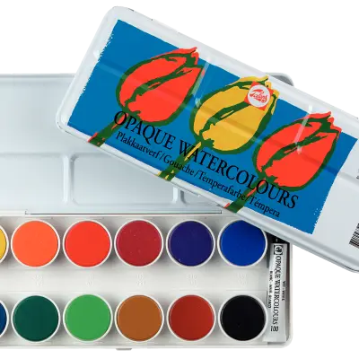 Talens Dekkende Aquarelverf Set 30Mp12 bij Verfze