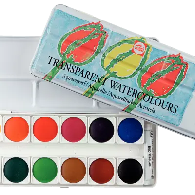 Talens Transparante Aquarelverf set 31MP12 bij Verfze