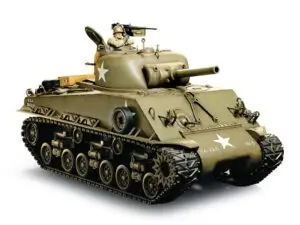 Tamiya 1/16 RC Tank M4 Sherman 105mm Howitzer – Full Optie Kit bij Toemen Modelsport