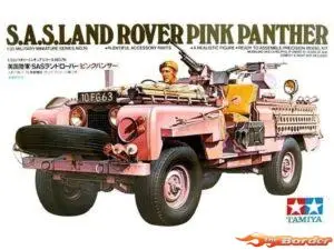 Tamiya British SAS Landrover 1/35 Plastic Modelbouw 35076 bij The Border Online RC Shop