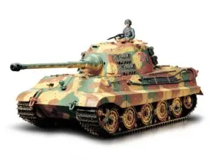 Tamiya RC Tank 1/16 King Tiger Duitse Zware Tank Henschel Toren (Toemen Tamiya deal) bij Toemen Modelsport